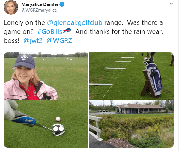 Maryalice Demler Playing Golf (Lifestyle)